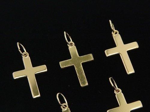 14KGF チャーム 16.5×10mm クロス 1個の画像