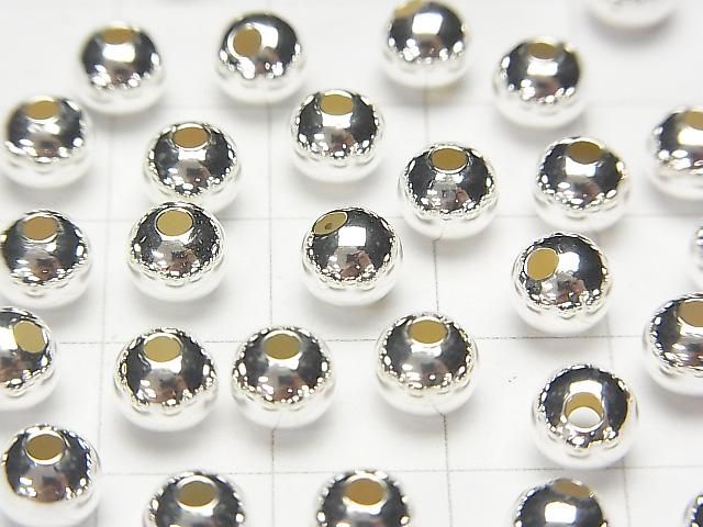 Silver925 ラウンド2mm・2.5mm・3mm・4mm・5mm・6mm・8mm 生地 3粒~ サムネイル2
