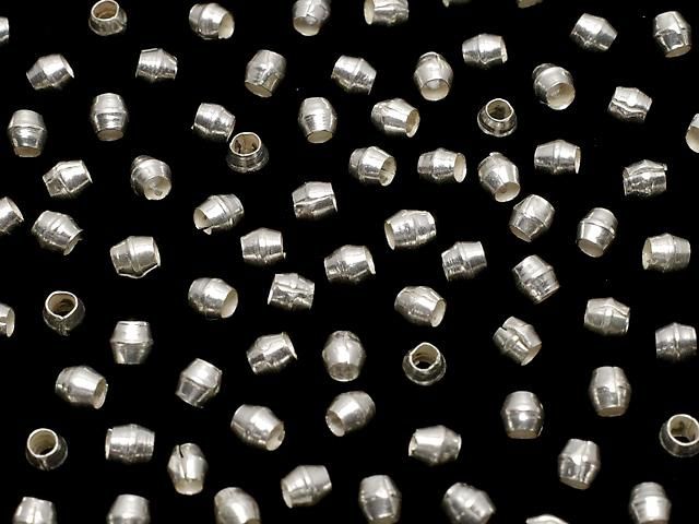 カレンシルバー ロンデル(チューブ)3×2.5×2.5mm 10粒 サムネイル3
