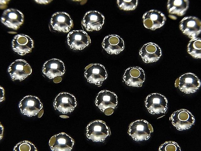 シルバーフィルド ラウンド【3mm】【4mm】【5mm】 10粒の画像