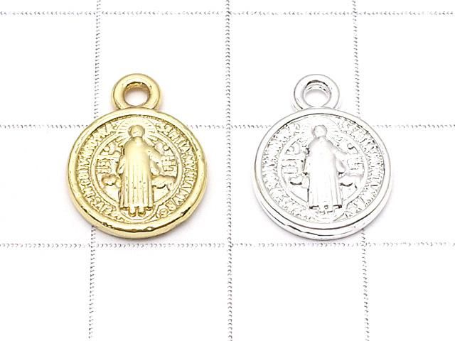 メタルパーツ チャーム13×10×2mm 聖ベネディクト メダイモチーフ 10個 サムネイル2