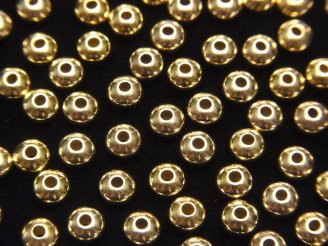 14KGF ロンデル【3mm】【4mm】【5mm】【6mm】【8mm】 1粒｜ゴールド