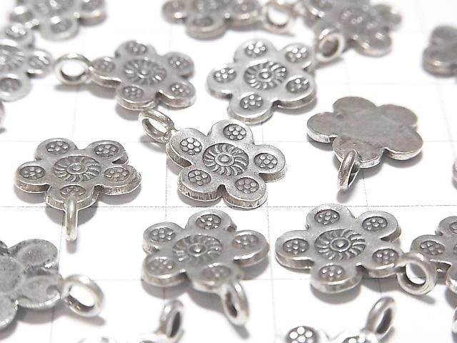 カレンシルバー フラワーモチーフ チャーム16×12×1mm サムネイル2