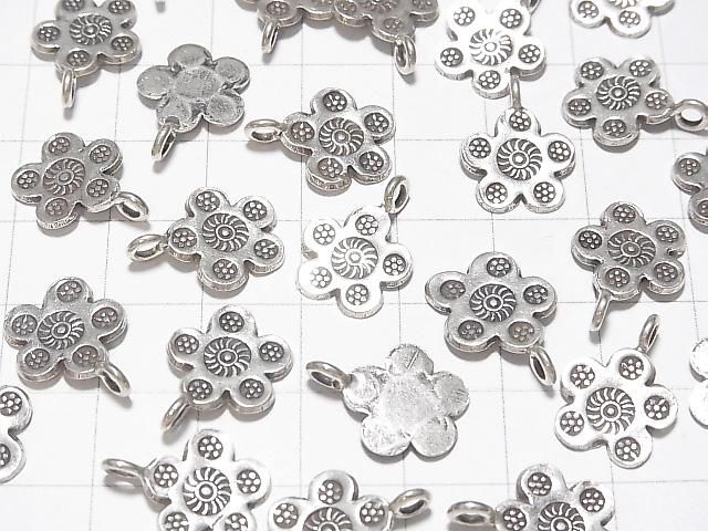 カレンシルバー フラワーモチーフ チャーム16×12×1mm サムネイル3