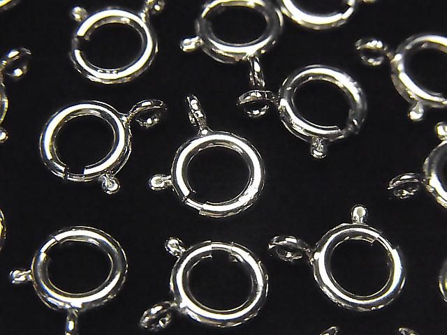 Silver925 ヒキワ【5mm】【5.5mm】【6mm】【7mm】【8mm】 ロジウム 2個の画像