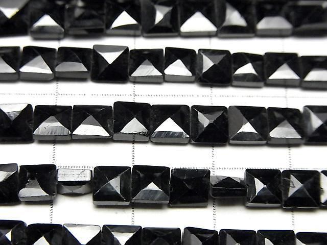 【動画】ブラックスピネルAA++ スクエアカット 1連(約32cm) サムネイル2