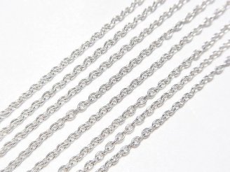 Silver925 小豆（あずき）チェーン 1.5mm 純銀仕上げ 【18cm】【40cm 