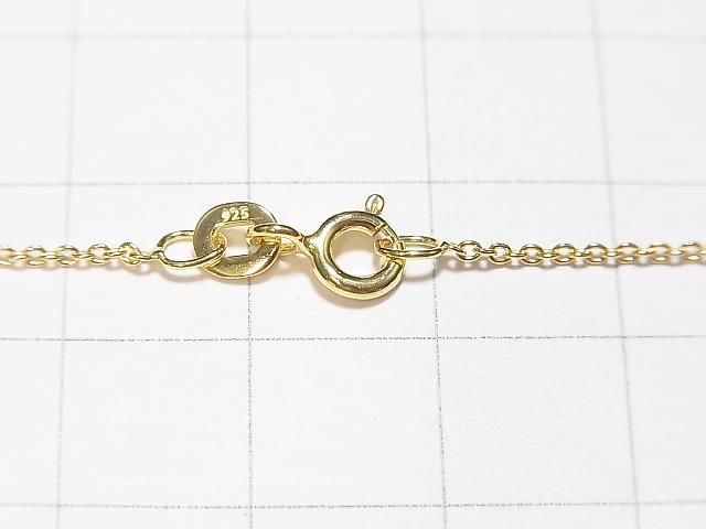 Silver925 小豆(あずき)チェーン 1.1mm 18KGP 【38cm】【40cm】【45cm】【50cm】【60cm】【75cm】 ネックレス 1本 サムネイル2
