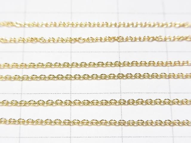 Silver925 小豆(あずき)チェーン 1.1mm 18KGP 【38cm】【40cm】【45cm】【50cm】【60cm】【75cm】 ネックレス 1本 サムネイル3