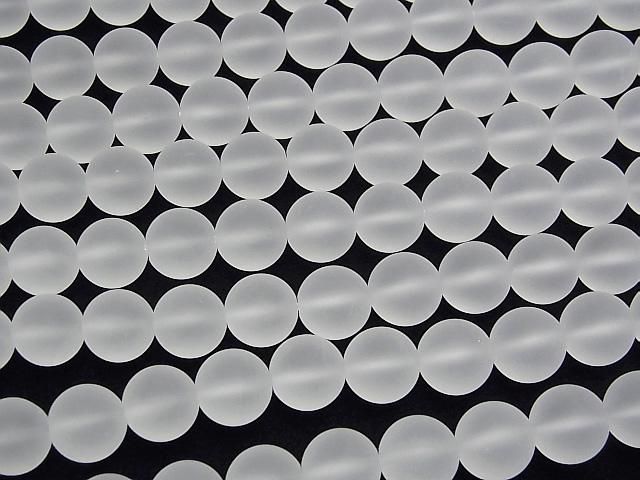 【動画】フロストクォーツAAA ラウンド10mm 1/4連~1連(約37cm) サムネイル3