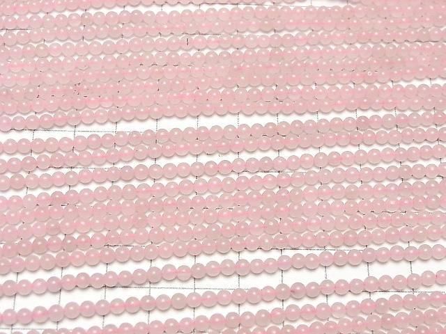 ローズクォーツ ラウンド3mm 1連(約36cm) サムネイル3