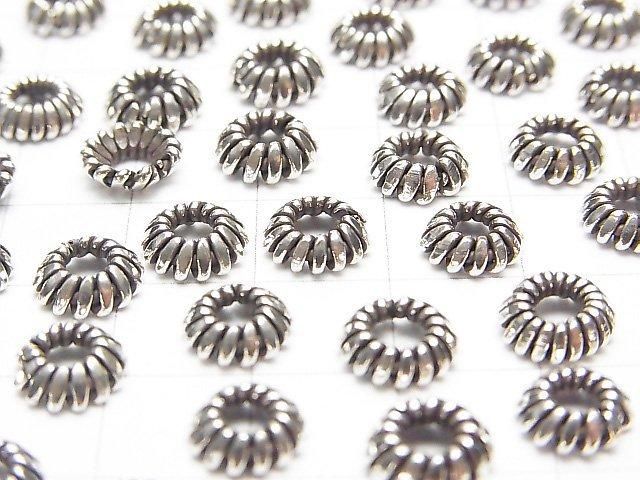 カレンシルバー ビーズキャップ8×8×3mm 2個 サムネイル4