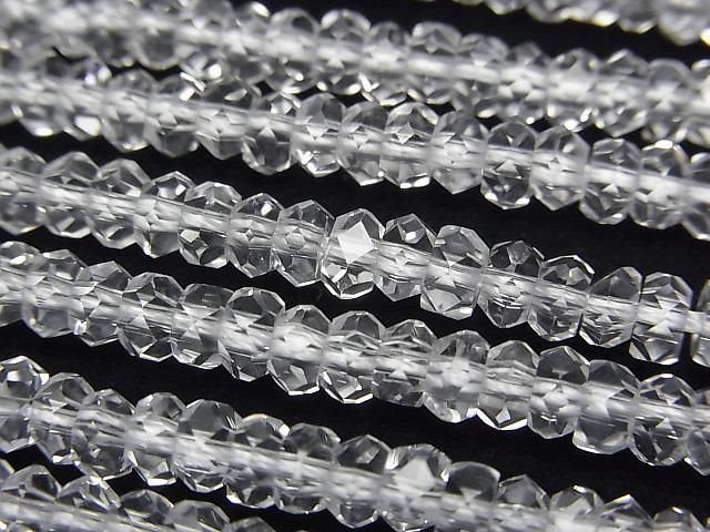 【動画】クリスタルAAA ボタンカット4×4×2mm 半連/1連(約37cm)の画像