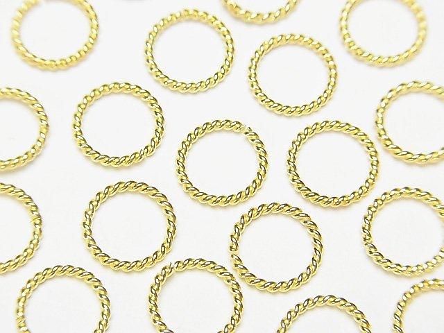 Silver925 ロープリング(開閉タイプ) 18KGP 4・6・8・10・12mm 10個の画像
