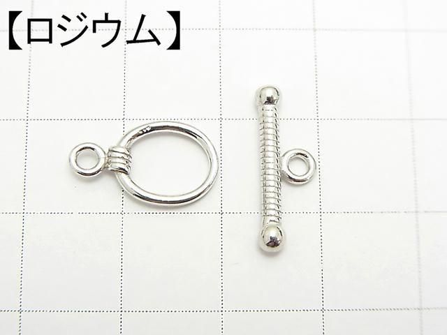 Silver925 オーバル型 マンテル10×9mm 【純銀仕上げ】【ロジウム】【18KGP】 1ペア サムネイル3