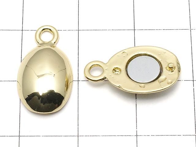 メタルパーツ 丸カン付きマグネット式 クラスプ オーバル22×10×7mm 2ペア サムネイル2
