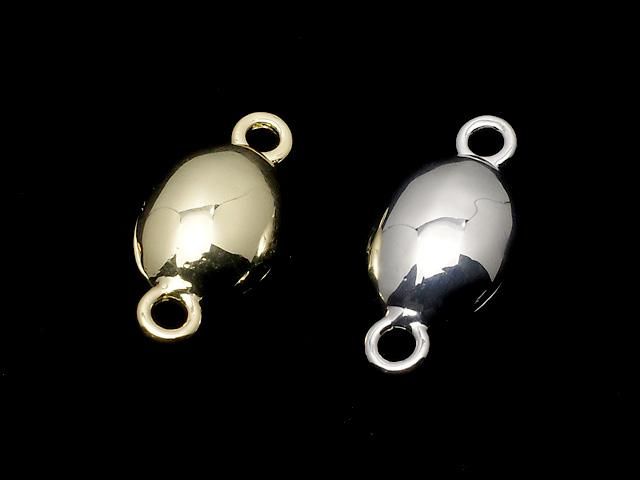 メタルパーツ 丸カン付きマグネット式 クラスプ オーバル22×10×7mm 2ペア サムネイル4