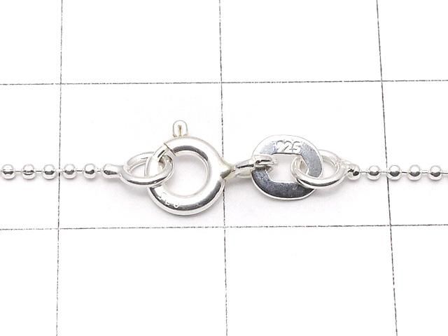 Silver925 カットボールチェーン 1.0mm 純銀仕上げ 【40cm】【45cm】【50cm】【60cm】【75cm】 ネックレス 1本 サムネイル2