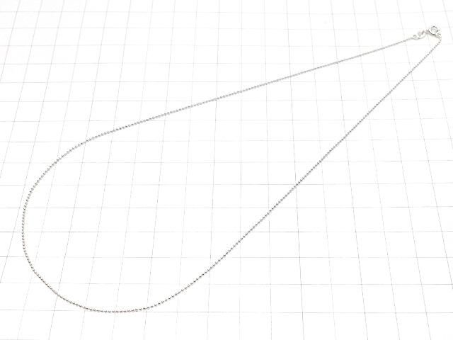 Silver925 カットボールチェーン 1.0mm 純銀仕上げ 【40cm】【45cm】【50cm】【60cm】【75cm】 ネックレス 1本 サムネイル4