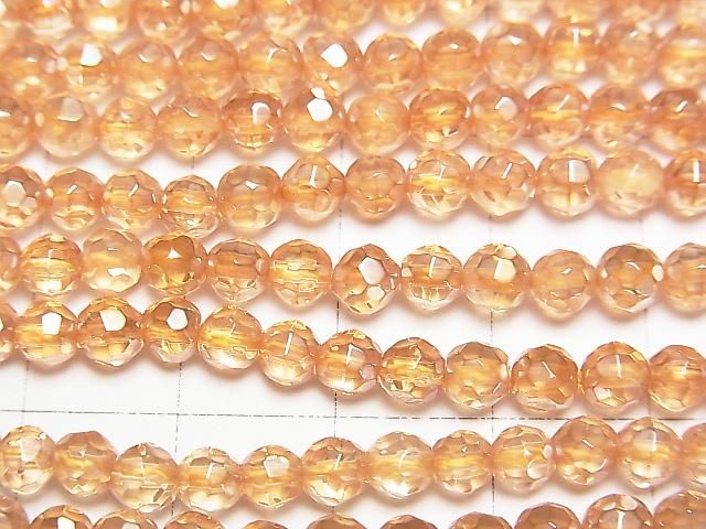 【動画】ゴールデンオーラ 32面ラウンドカット4mm 半連/1連(約38cm) サムネイル2