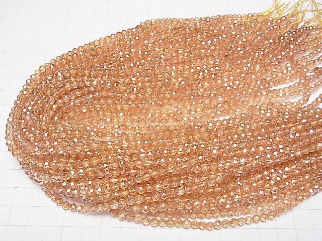 【動画】ゴールデンオーラ 32面ラウンドカット4mm 半連/1連(約38cm) サムネイル4