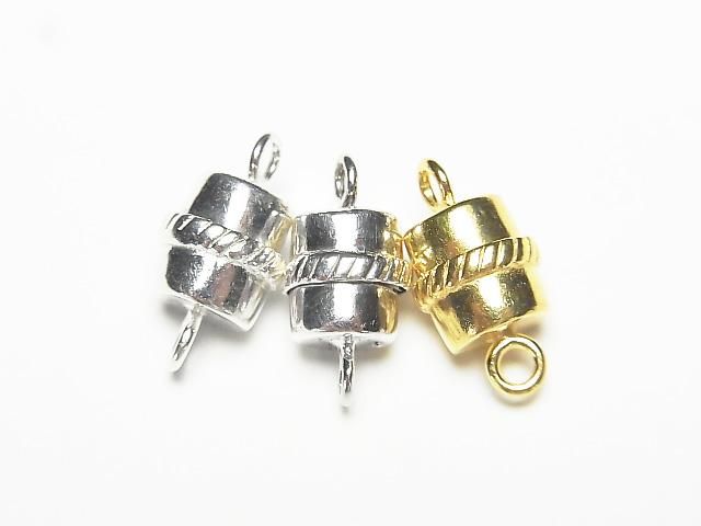 Silver925 マグネット式 クラスプ15×7.5×7.5 1ペア(2ピース)の画像