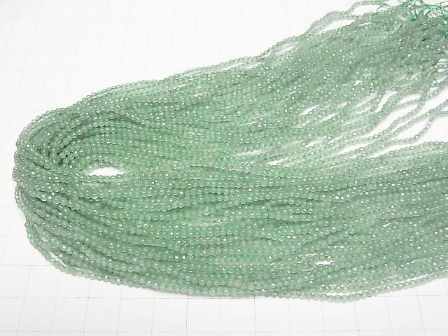 グリーンアベンチュリン 極小ラウンドカット2mm 1連(約38cm) サムネイル4