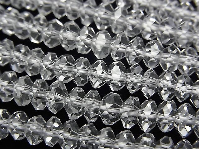 【動画】【素晴らしい輝き】クリスタルAAA ボタンカット6×6×3mm 1/4連~1連(約38cm)の画像