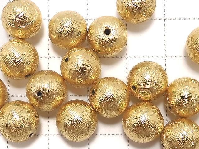 【動画】【粒売り】メテオライト(ムオニナルスタ隕石) ラウンド10mm イエローゴールド 1粒 サムネイル2