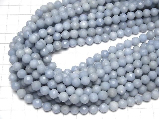 【動画】【素晴らしい輝き】エンジェライトAAA- 64面ラウンドカット7mm 半連/1連(約37cm) サムネイル4