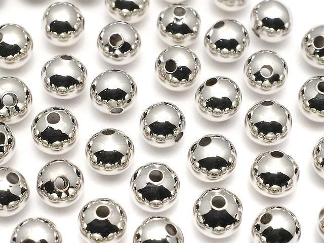 コッパー(銅) ラウンド【3mm】【4mm】【5mm】【6mm】【8mm】 ロジウム 50粒の画像