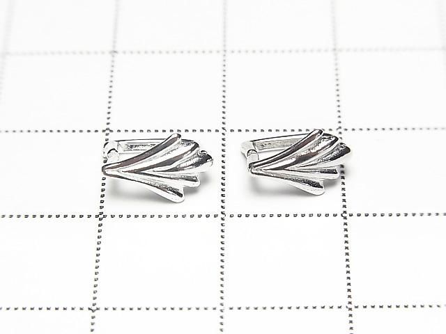 Silver925 ペンダント ベイル(Aカン) 【純銀仕上げ】【ロジウム】【いぶし仕上げ】【18KGP】 2個 サムネイル2