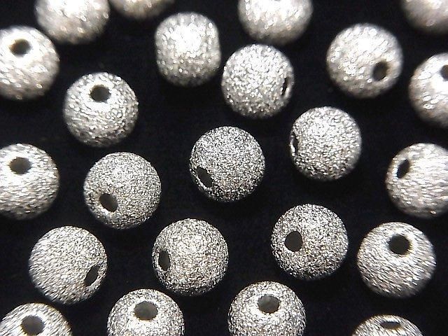 Silver925 ラウンド3mm・4mm・6mm スターダスト ロジウム NO.2 20粒の画像