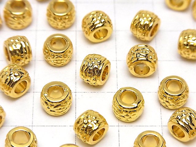 メタルパーツ ロンデル7×7×5mm ゴールドカラー 5個 サムネイル4