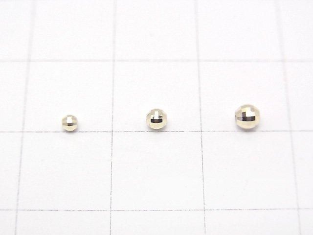 【K10 Yellow Gold】ミラーラウンドカットビーズ【2mm】【2.5mm】【3mm】1粒〜 サムネイル2