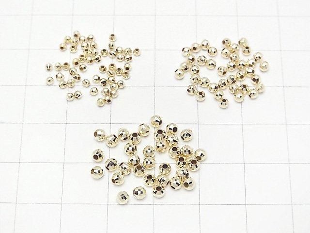 【K10 Yellow Gold】ミラーラウンドカットビーズ【2mm】【2.5mm】【3mm】1粒〜 サムネイル4