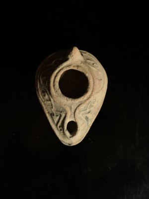 1-2世紀頃古代ローマ・テラコッタ・オイルランプ