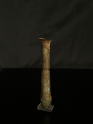 1-3世紀頃・古代ローマ・ローマン・ガラス・ボトル・香油瓶・h11.5cm