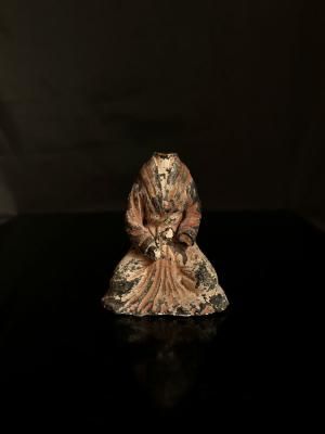 中国美術 漢時代婦人俑 発掘 「漢女」仏頭 オブジェ 中国美術 漢時代婦人俑 発掘 「漢女」仏頭 オブジェ 四川汉代陶俑：