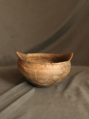 紀元前1500年頃・縄文時代後期頃・十腰内式・土器・鉢・w16.5cm