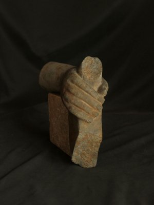 10-13世紀頃・カンボジア・クメール・彫刻・ 残欠・右手・w18cm