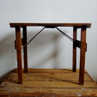 フランス・小さな折りたたみテーブル - donum ドナム 古道具 