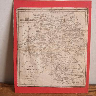1764年フランス・古地図 - donum ドナム 古道具 アンティーク 
