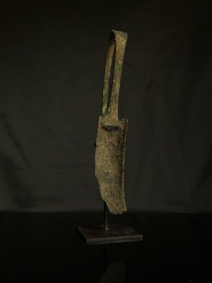 紀元前1世紀頃・古代ローマ・ブロンズ・スプーン・残欠・h20cm