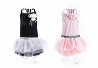 【フリルレースドレス】ペット用 レーススカート ウェディングナイトドレス