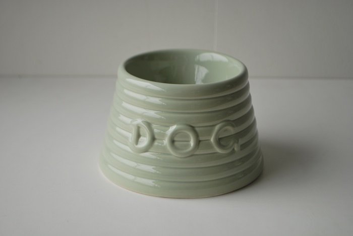 Bauer pottery dog bowl sale