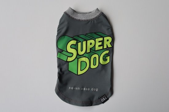 SUPER DOG Tシャツ / Cocoty Eco グレー