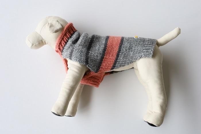 犬服 GE WARM BORDER Dog Sweater セーター - ドッグデコ | 犬と