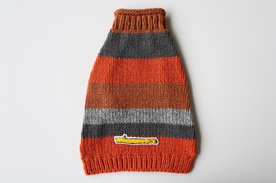 Warm Border ドッグセーター オレンジ