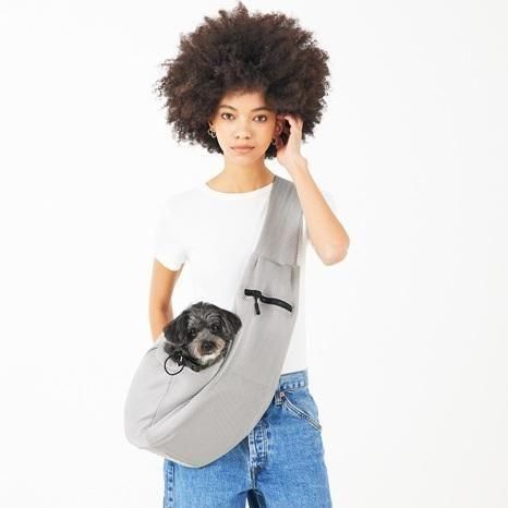 MATIE/ メッシュスリングバッグ　ペットスリング　ドッグスリング メイティ メッシュスリングバッグ - ドッグデコ | 犬と人の
